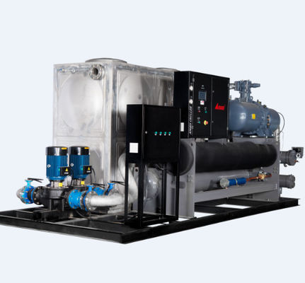 satın al 160HP Entegre Su Soğutmalı Vidalı Tip Soğutucu R22 Soğutucu, online manufacture