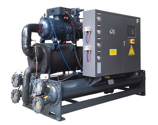 satın al 60hp endüstriyel su soğutmalı soğutucu entegre sistem yarı hermetik vida tipi online manufacture