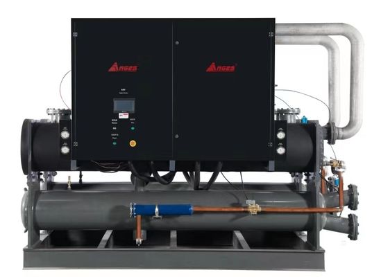 satın al 120hp endüstriyel su soğutucu entegre sistem yarı hermetik vida tipi online manufacture