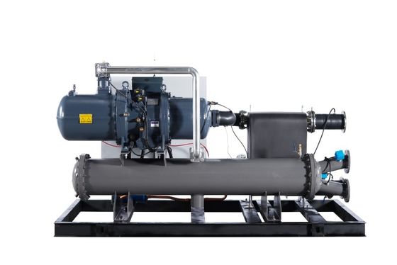 satın al 85 ton 85 HP su soğutmalı soğutucu plaka buharlaştırıcı ile Hanbell vida kompresörü online manufacture