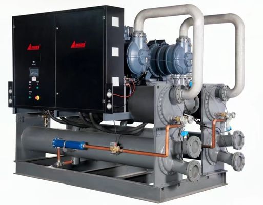 satın al 85HP su soğutmalı vida soğutucu endüstriyel süreç su soğutucuları baskı ve BOPP film laminasyon hattı için online manufacture