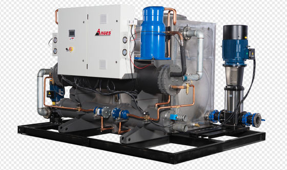 satın al 100HP su soğutmalı vida soğutucu endüstriyel süreç su soğutucuları baskı ve BOPP film laminasyon hattı için online manufacture