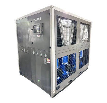 satın al Fabrika Tedarikleri 60HP Hava Soğutucu Endüstriyel Su Soğutucusu 60 Ton Scroll Tipi Glikol Soğutucusu Dört Scroll Kompresörlü online manufacture