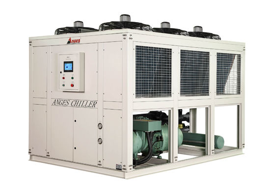 satın al 100HP Endüstriyel Vuruş Tipi Soğutucu İki Soğutma Sistemi ile Hava Soğutucu Vuruş Su Glikol Soğutucu online manufacture