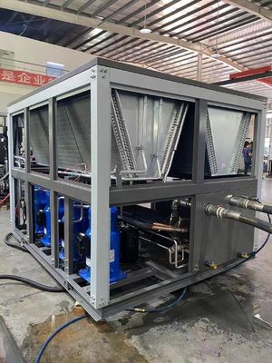 satın al 345L Su tankı 60 Ton Hava soğutmalı endüstriyel su soğutucu enjeksiyon kalıplama makinesi için 2700*2200*2050 online manufacture