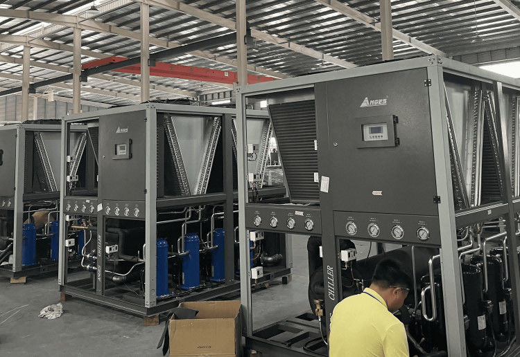 40HP hava soğutmalı endüstriyel su soğutucu, 40TR su soğutmalı endüstriyel süreç soğutucusu