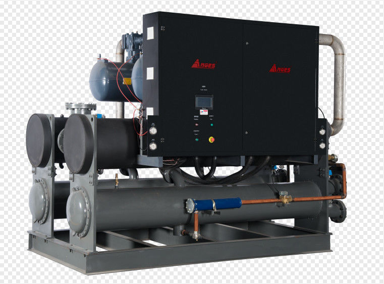 100HP su soğutmalı vida soğutucu endüstriyel süreç su soğutucuları baskı ve BOPP film laminasyon hattı için