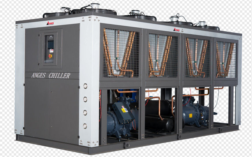 120HP hava soğutmalı vida kompresör soğutucu Endüstriyel Kimyasal soğutucu PVC plastik borular için 120 ton
