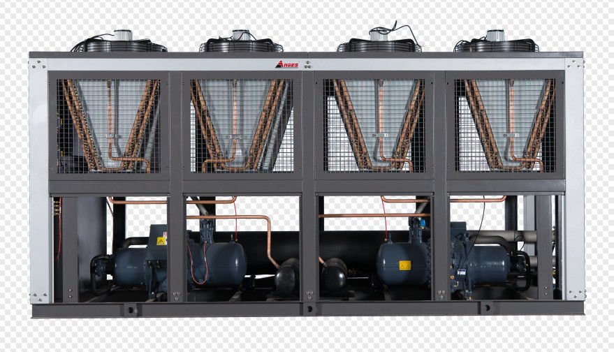 Hanbell vida tipi soğutucu 500kW soğutma kapasitesi Endüstriyel soğutma için hava soğutmalı kondansör