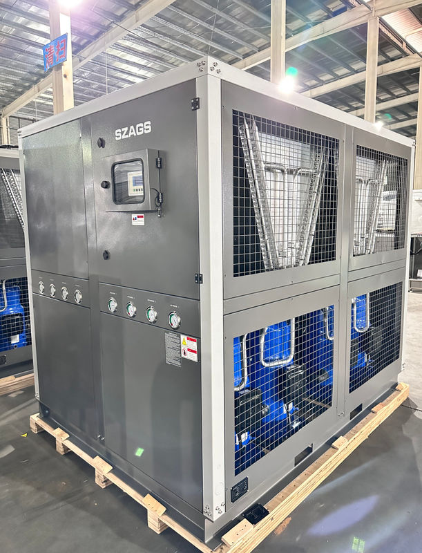 R407C Buzdolabı 40HP Kompresör Endüstriyel Su Soğutucu Plastik kalıp soğutma için