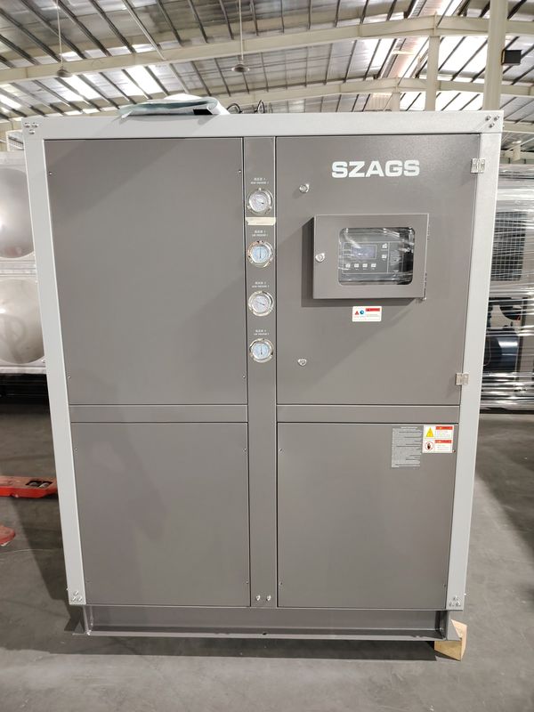 30HP Endüstriyel Hava Soğutucu Scroll Tipi Su Soğutucu Enjeksiyon Süreçleri için Taşınabilir Soğutma Sistemi