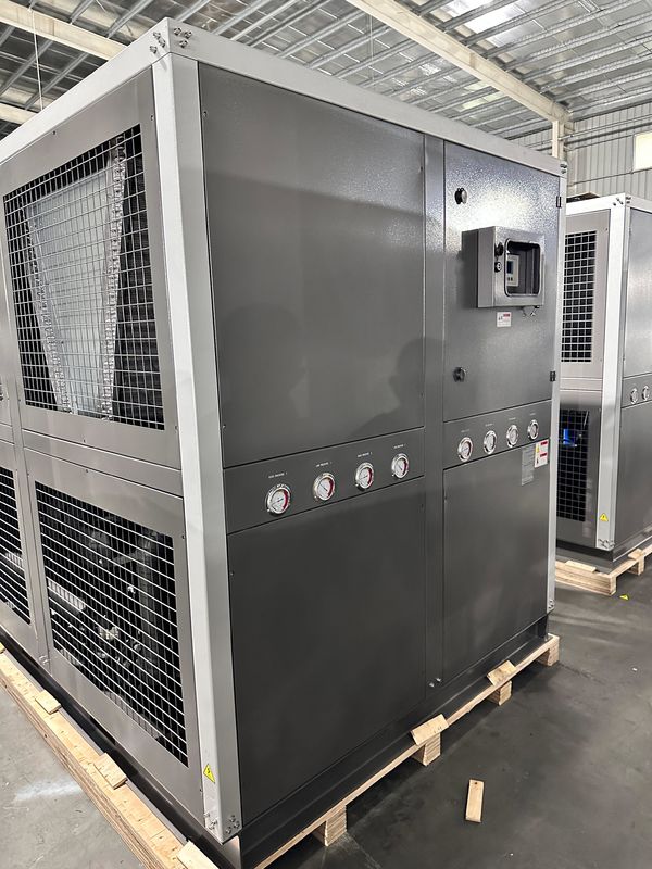 Fabrika Tedarikleri 60HP Hava Soğutucu Endüstriyel Su Soğutucusu 60 Ton Scroll Tipi Glikol Soğutucusu Dört Scroll Kompresörlü