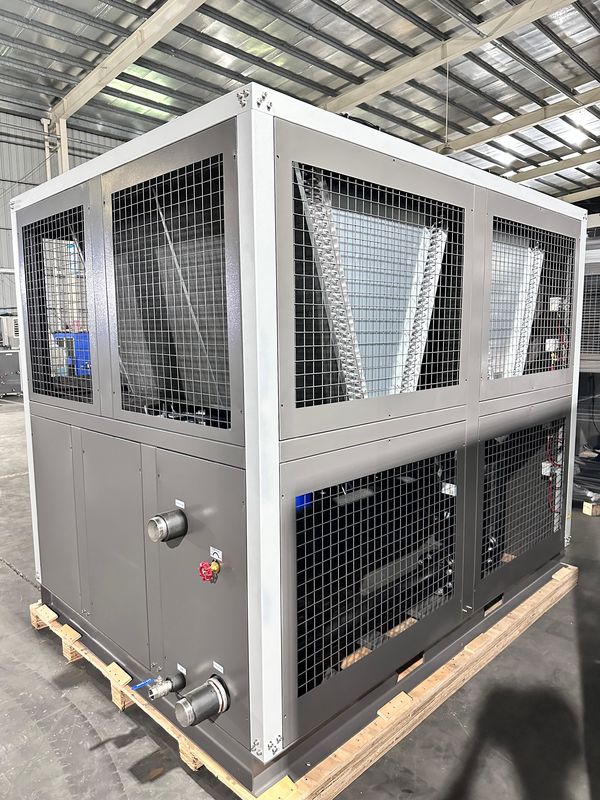 Fabrika Tedarikleri 60HP Hava Soğutucu Endüstriyel Su Soğutucusu 60 Ton Scroll Tipi Glikol Soğutucusu Dört Scroll Kompresörlü