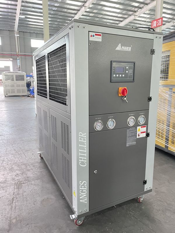 8 Ton Hava Soğutmalı Endüstriyel Su Soğutucu 23kW Scroll Tipi Glikol Soğutucu Fabrika Tedarikleri