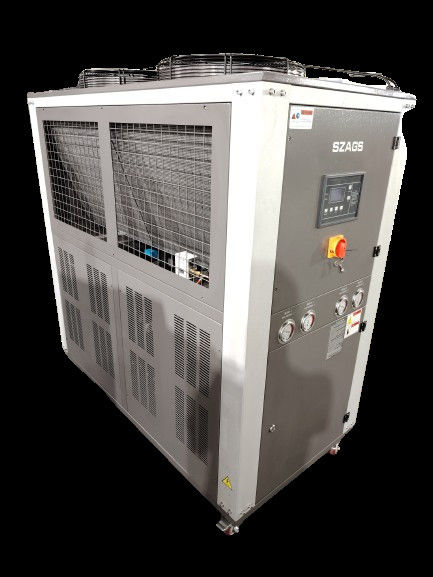 8 Ton Hava Soğutmalı Endüstriyel Su Soğutucu 23kW Scroll Tipi Glikol Soğutucu Fabrika Tedarikleri