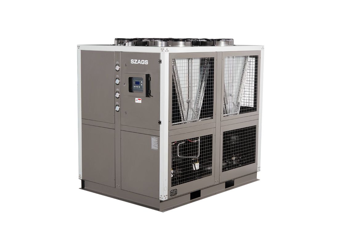 Yüksek verimlilikli 120kW endüstriyel hava soğutmalı su soğutucu enjeksiyon kalıplama ve kalıp işleme için