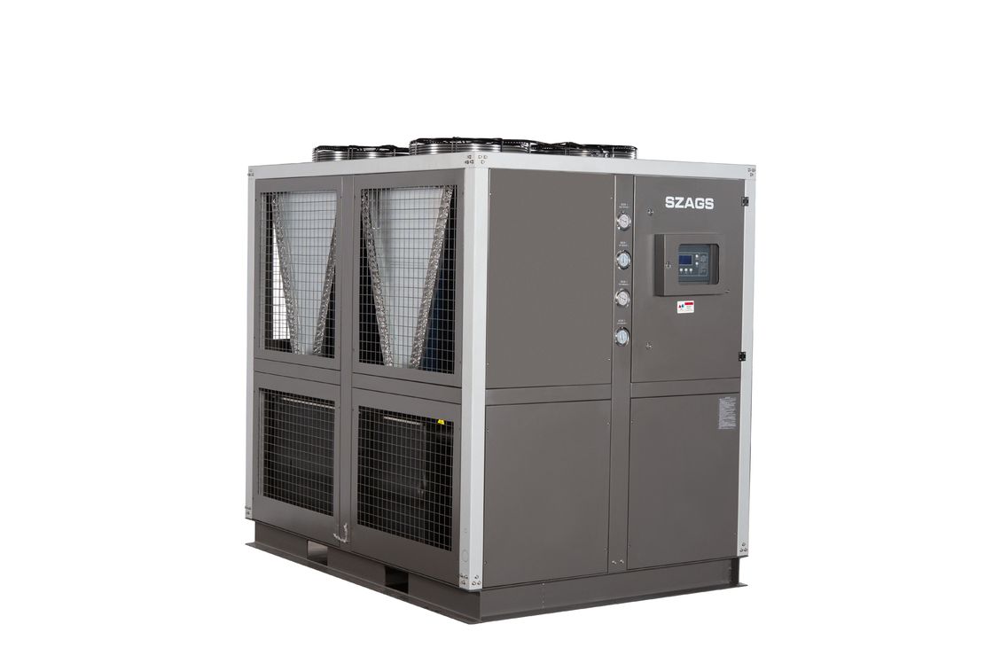 30HP Endüstriyel Scroll Tipi Hava Soğutucu Su Soğutucu 92kW Glikol Soğutucu Soğutma Sistemi
