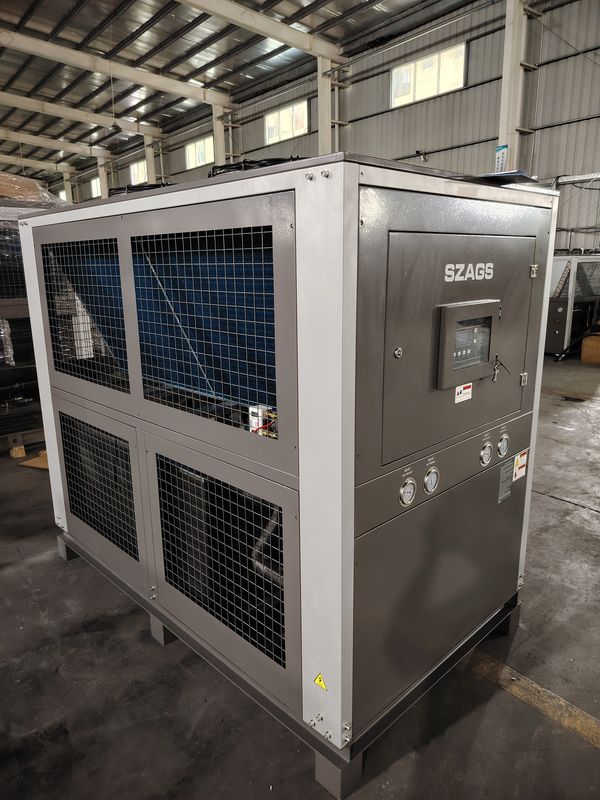 20HP Glikol Soğutucu 72kW Endüstriyel Scroll Tipi Hava Soğutucu Su Soğutucu