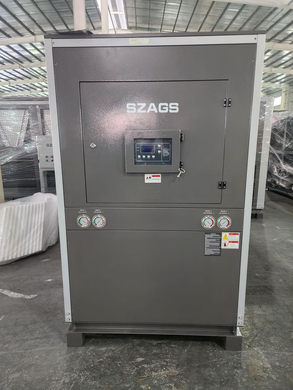 20HP Glikol Soğutucu 72kW Endüstriyel Scroll Tipi Hava Soğutucu Su Soğutucu