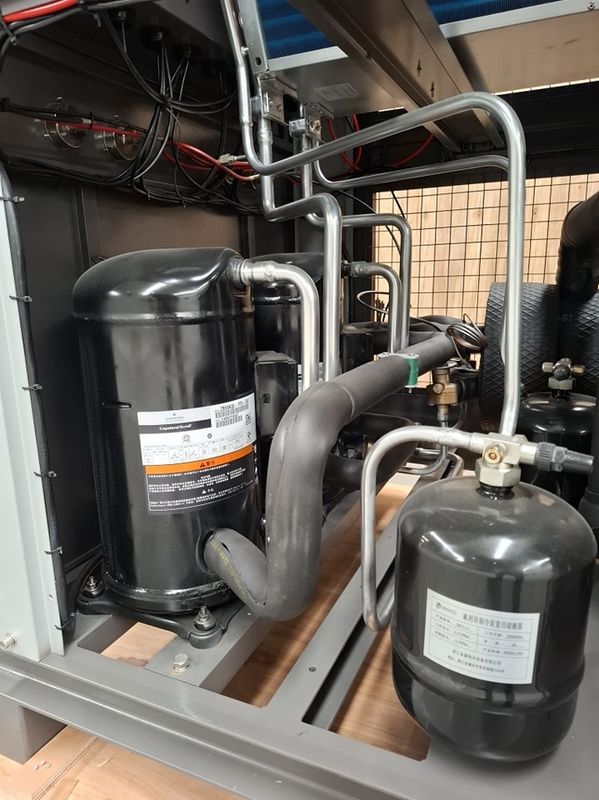 5HP Endüstriyel Su Soğutucu Plastik İşleme 5RT Hava Soğutmalı Soğutucu İlaç Kimyasal Soğutma Bakır Tüp Kondansörü