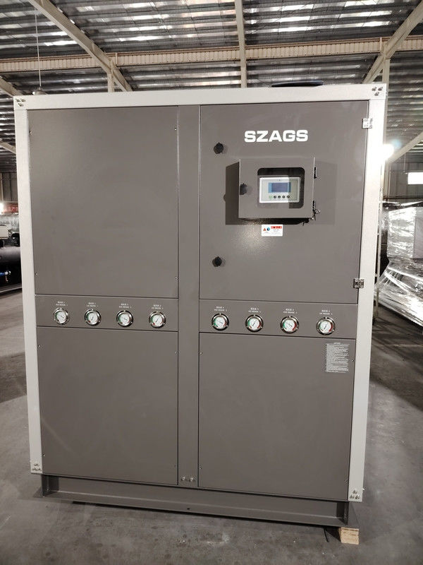 40 Ton Hava Soğutucu Scroll Tipi Su Soğutucu 144KW Ekstrüzyon Makinesi için Hava Soğutucu Endüstriyel Sistem