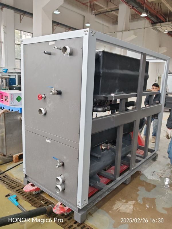 15hp Endüstriyel Soğutucu Entegre Sistemi Hermetik Scroll Tipi Emerson Genişleme Valfi Üstün Soğutma için