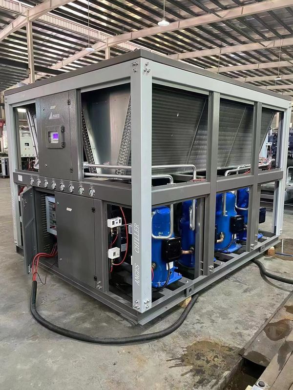 60HP hava soğutmalı rulo soğutucu endüstriyel işlem su soğutucuları baskı ve BOPP film laminasyon hattı için