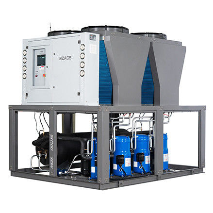 50HP chiller 50Ton Endüstriyel Hava Soğutmalı Su Soğutucu Enjeksiyon Kalıplama Makinesi Modüler Hava Soğutmalı Scroll Chiller