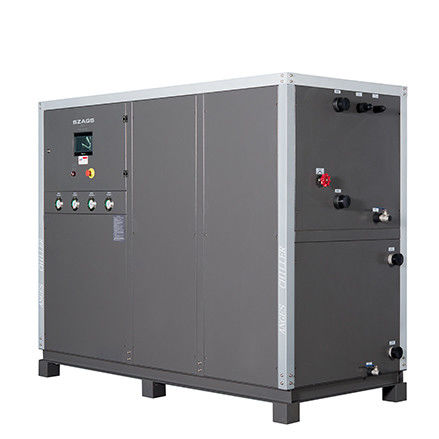 50hp su soğutmalı soğutucu paslanmaz çelik su tankı spiral buharlaştırıcı ile 165.6kW Kimyasal soğutma için