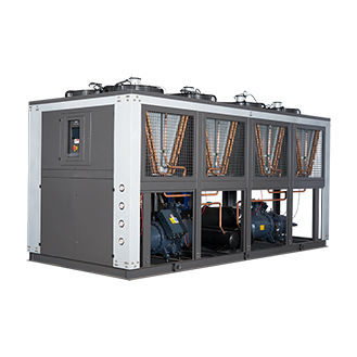 150HP hava soğutmalı vida kompresör soğutucu Endüstriyel Kimyasal soğutucu 150 Ton Hava Soğutma Makinesi PVC Profil Ekstrüzyon Hatları için