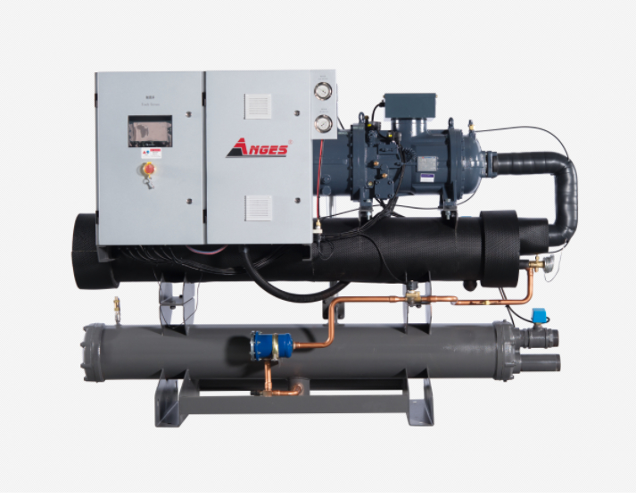 Baskı ve BOPP Film Laminasyon Hattında Endüstriyel Proses Soğutma için 60HP Su Soğutmalı Scroll Soğutucu