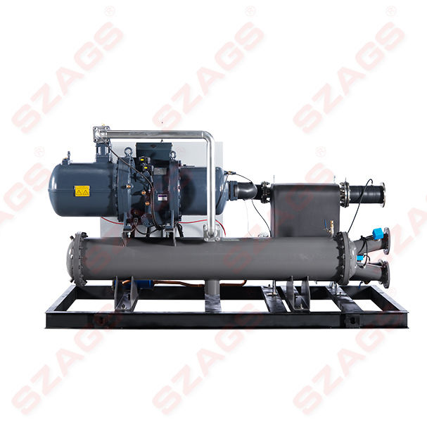 Energy Saving Water Cooled Chiller with 50 To 1000 Tons Cooling Capacity in Anges Gray for Industrial Applications