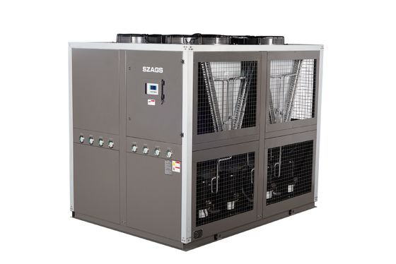 40 Ton Hava Soğutucu Scroll Tipi Su Soğutucu 144KW Ekstrüzyon Makinesi için Hava Soğutucu Endüstriyel Sistem