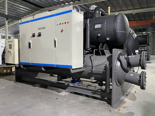 125RT frekanslı manyetik rulmanlı ve değişken frekanslı su soğutmalı soğutucu 440kw enerji tasarrufu