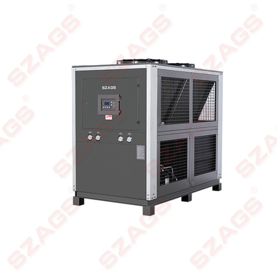 Hava Soğutmalı Chiller Ünitesi 20HP Endüstriyel Su Soğutucu Kauçuk ve Plastik İçin
